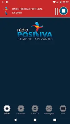 Rádio Positiva Portugal android App screenshot 1